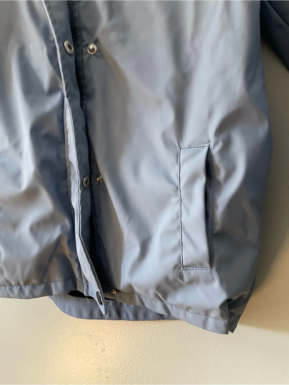 Hunter Kids Blue Rain Jacket Coat - kids size S (6/7 years)